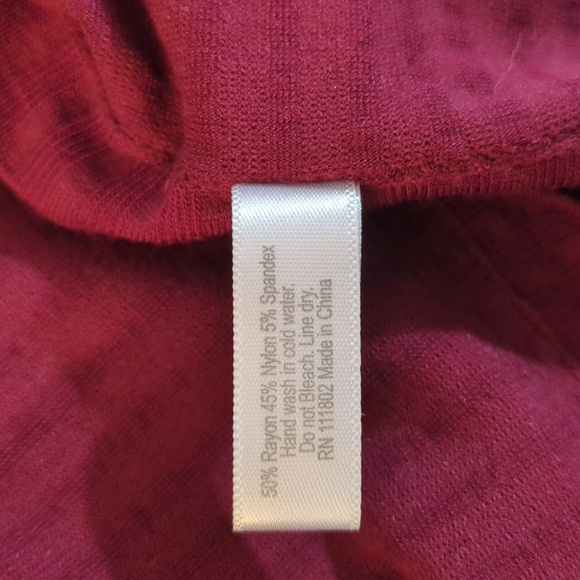 Luzette blouse sweater color Red wine size O/S - Picture 5 of 5